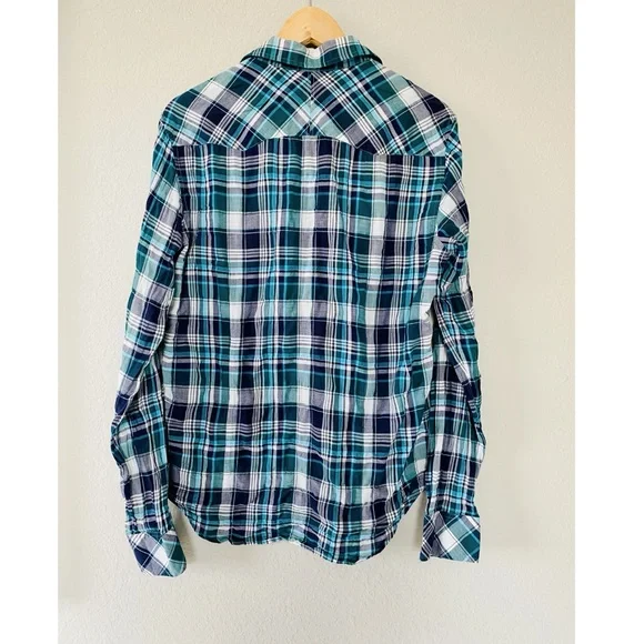 Theory Plaid Button Down - Picture 3 of 11